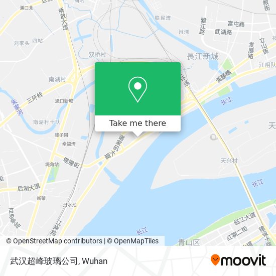 武汉超峰玻璃公司 map