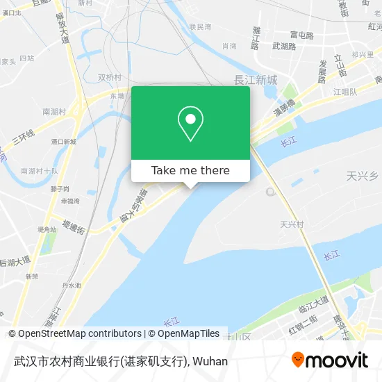 武汉市农村商业银行(谌家矶支行) map