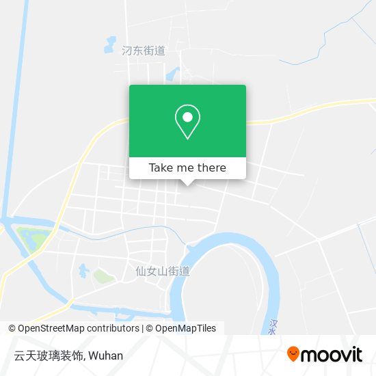 云天玻璃装饰 map