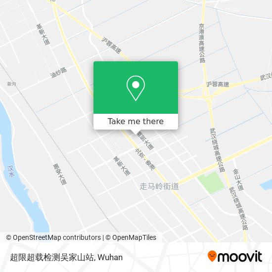 超限超载检测吴家山站 map