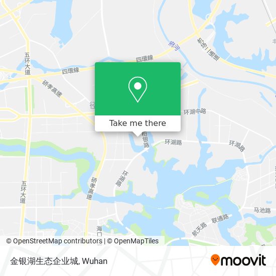 金银湖生态企业城 map