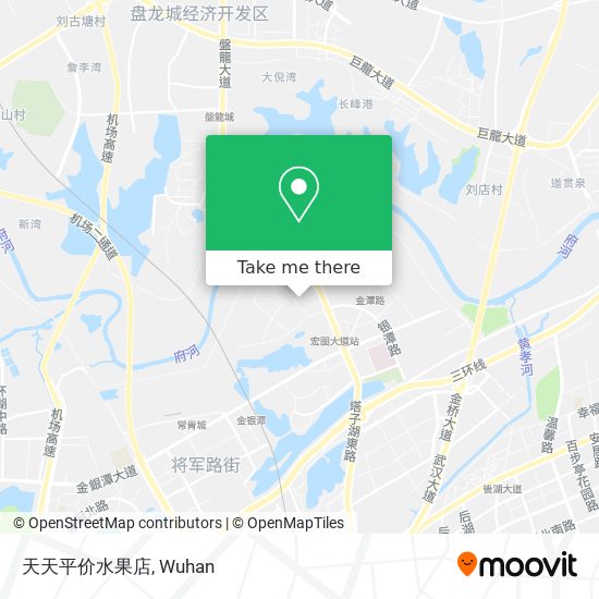 天天平价水果店 map