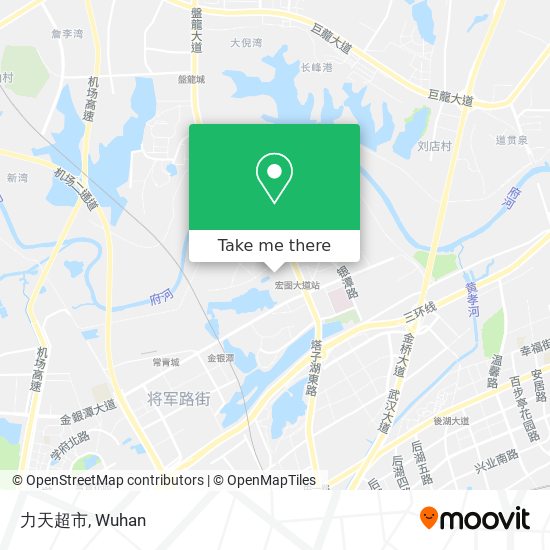力天超市 map