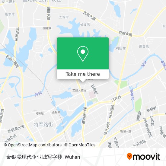 金银潭现代企业城写字楼 map