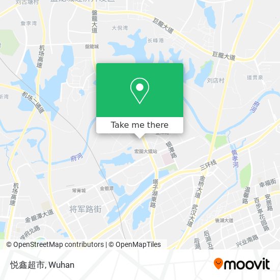 悦鑫超市 map