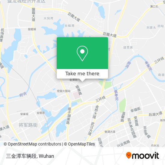 三金潭车辆段 map