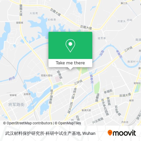 武汉材料保护研究所-科研中试生产基地 map