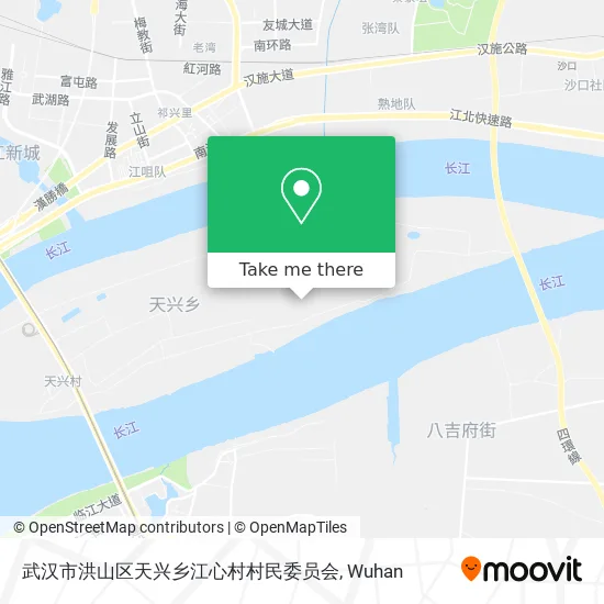 武汉市洪山区天兴乡江心村村民委员会 map