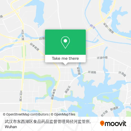 武汉市东西湖区食品药品监督管理局径河监管所 map