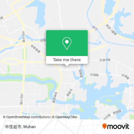 华莲超市 map