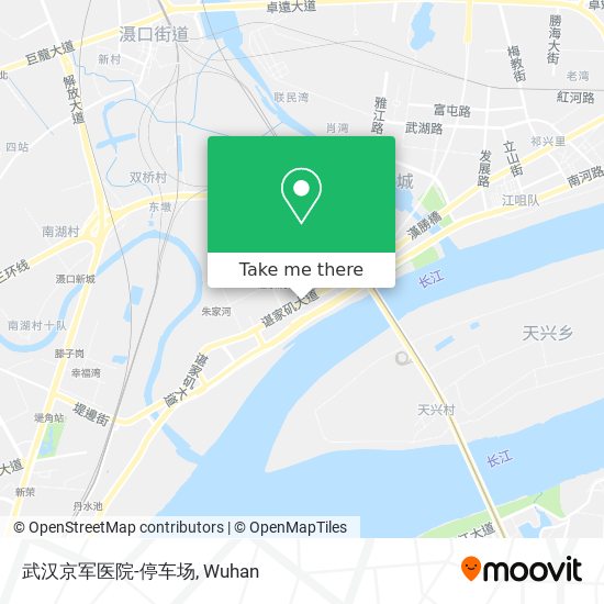 武汉京军医院-停车场 map
