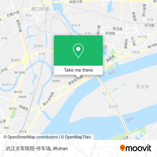 武汉京军医院-停车场 map