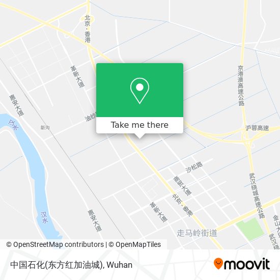 中国石化(东方红加油城) map