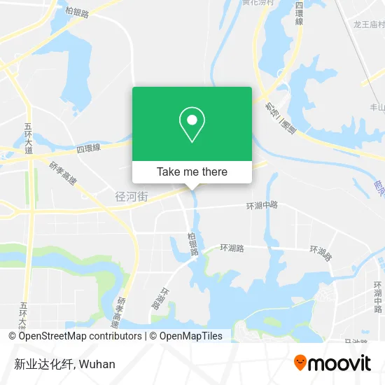 新业达化纤 map