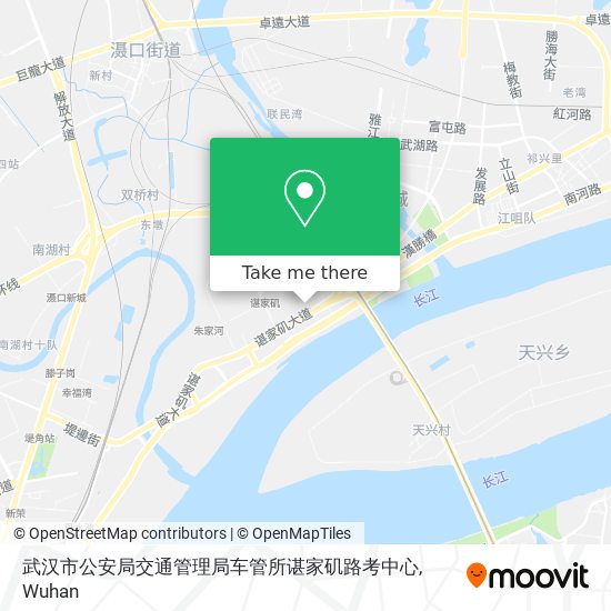 武汉市公安局交通管理局车管所谌家矶路考中心 map
