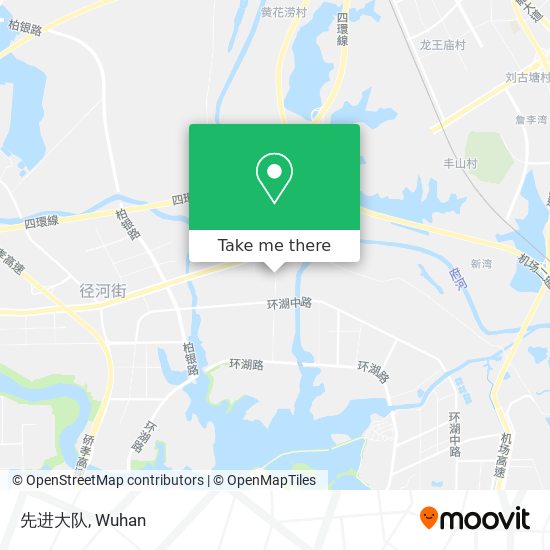 先进大队 map