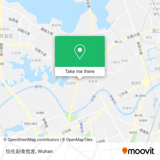 怡生副食批发 map