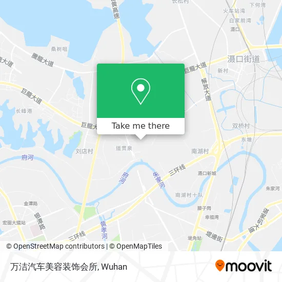 万洁汽车美容装饰会所 map