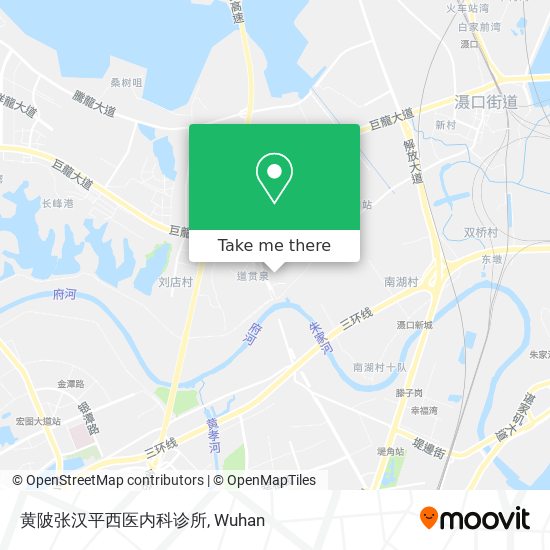 黄陂张汉平西医内科诊所 map