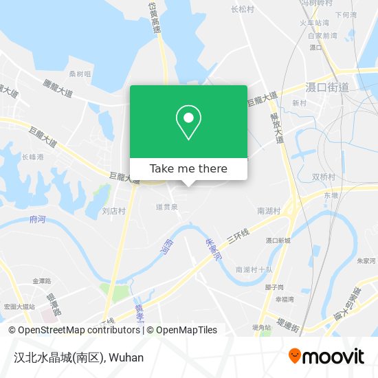 汉北水晶城(南区) map