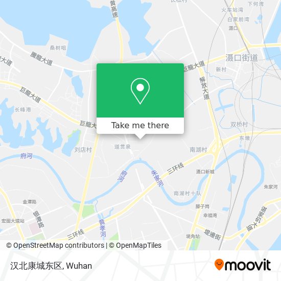 汉北康城东区 map