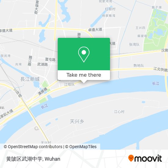 黄陂区武湖中学 map