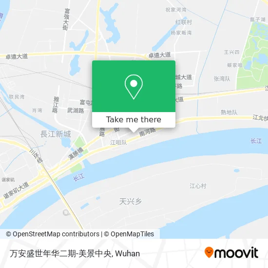 万安盛世年华二期-美景中央 map