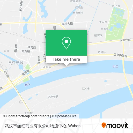 武汉市丽红商业有限公司物流中心 map