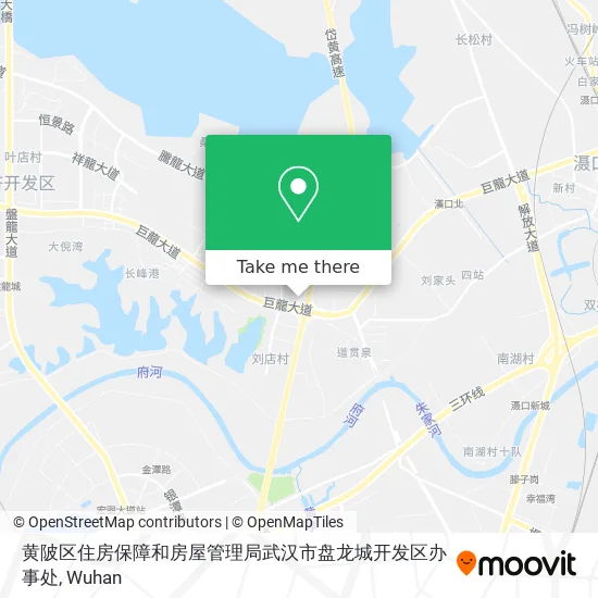 黄陂区住房保障和房屋管理局武汉市盘龙城开发区办事处 map