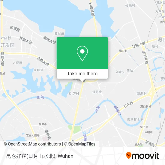 昆仑好客(日月山水北) map