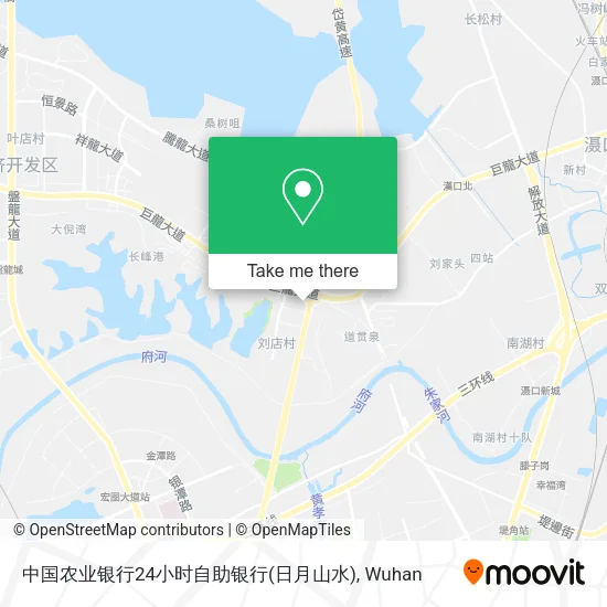 中国农业银行24小时自助银行(日月山水) map