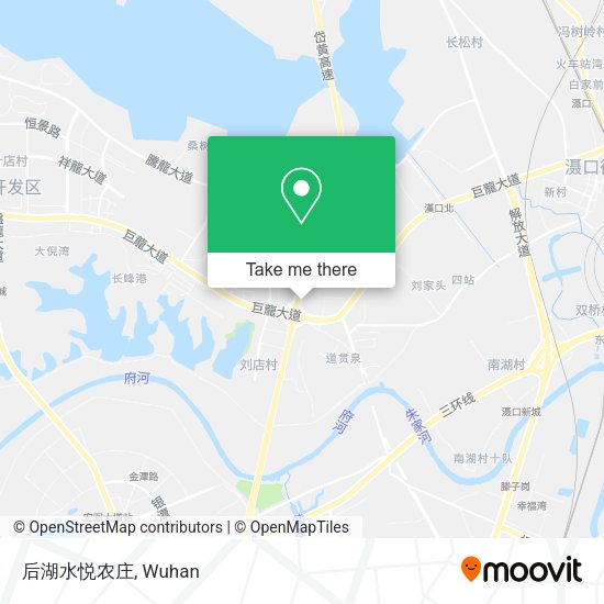 后湖水悦农庄 map