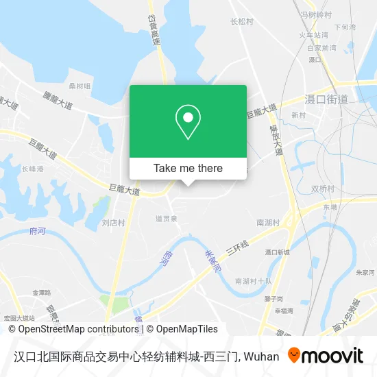 汉口北国际商品交易中心轻纺辅料城-西三门 map