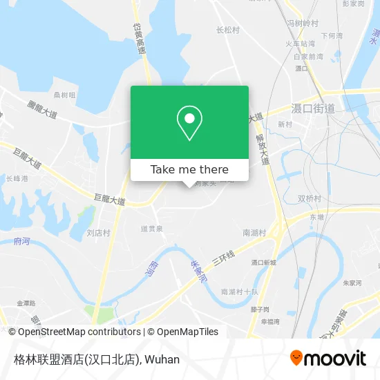 格林联盟酒店(汉口北店) map