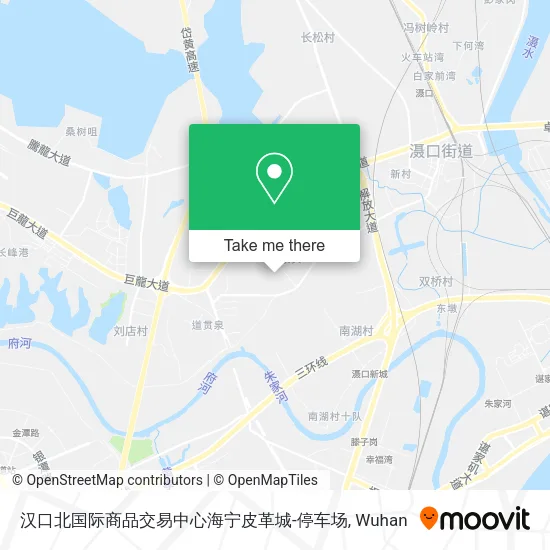 汉口北国际商品交易中心海宁皮革城-停车场 map