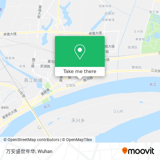 万安盛世年华 map