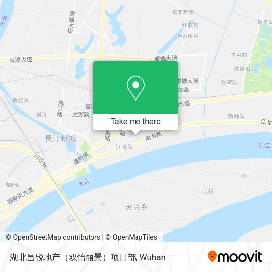 湖北昌锐地产（双怡丽景）项目部 map