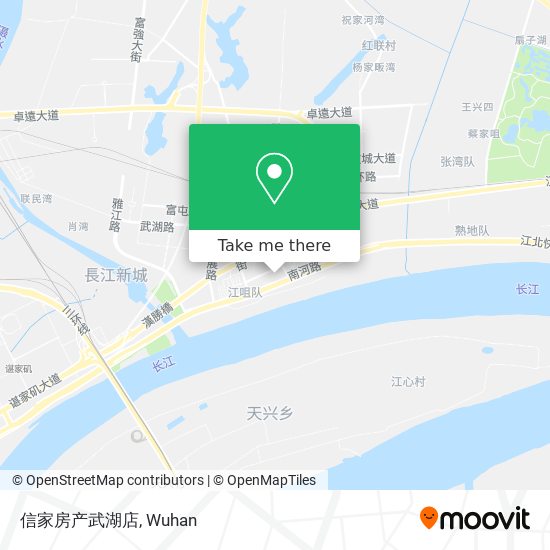 信家房产武湖店 map