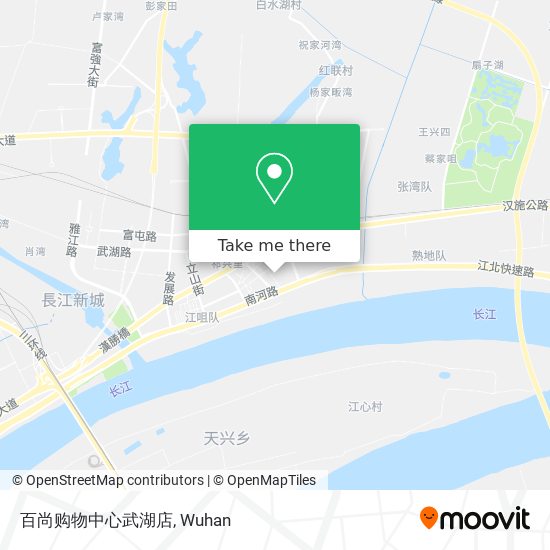 百尚购物中心武湖店 map