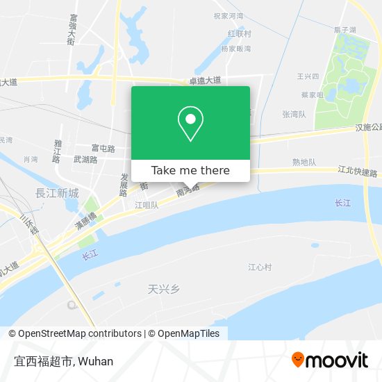 宜西福超市 map