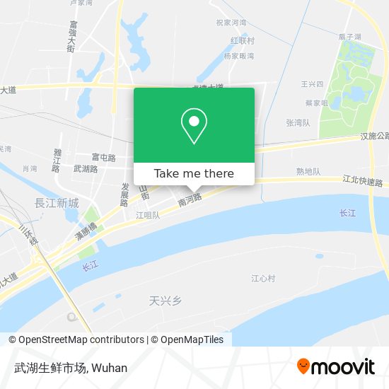 武湖生鲜市场 map
