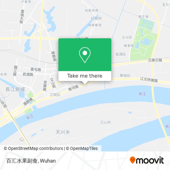 百汇水果副食 map