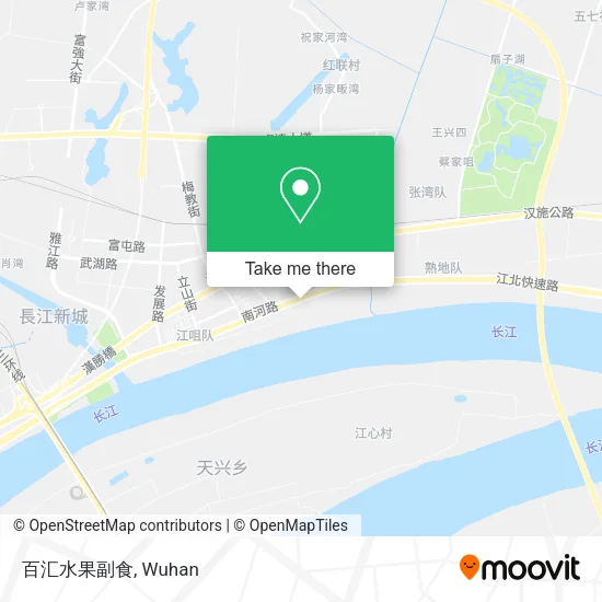 百汇水果副食 map