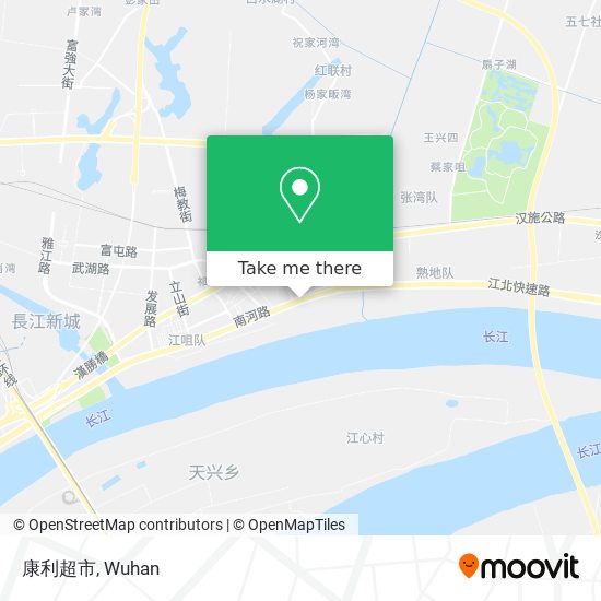 康利超市 map