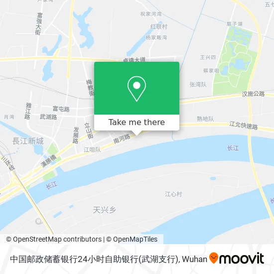 中国邮政储蓄银行24小时自助银行(武湖支行) map