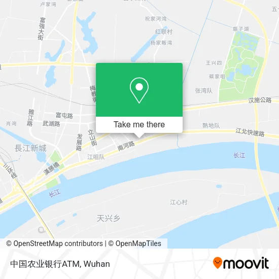 中国农业银行ATM map