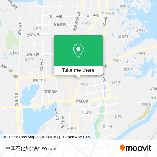 中国石化加油站 map