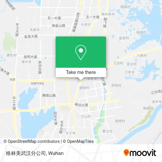 格林美武汉分公司 map