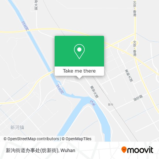 新沟街道办事处(纺新街) map