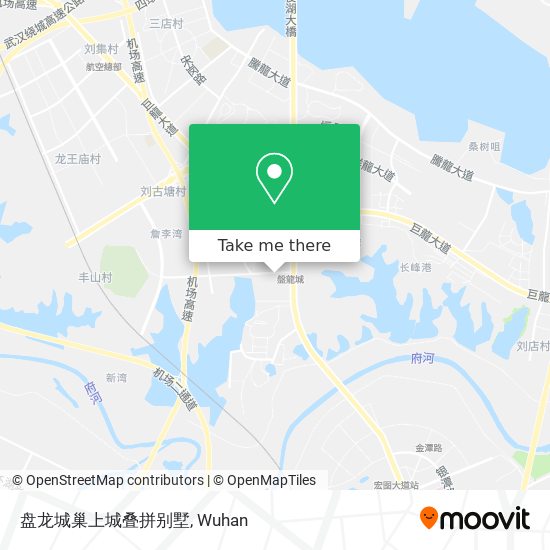 盘龙城巢上城叠拼别墅 map